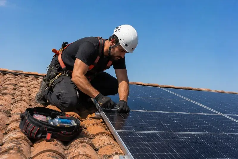 Maintenance et monitoring de panneaux solaires à Chantepie